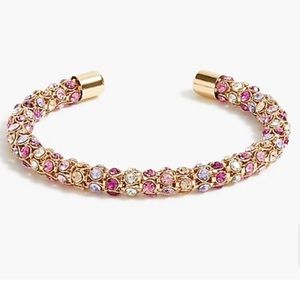 JCrew Crystal Cuff Bracelet